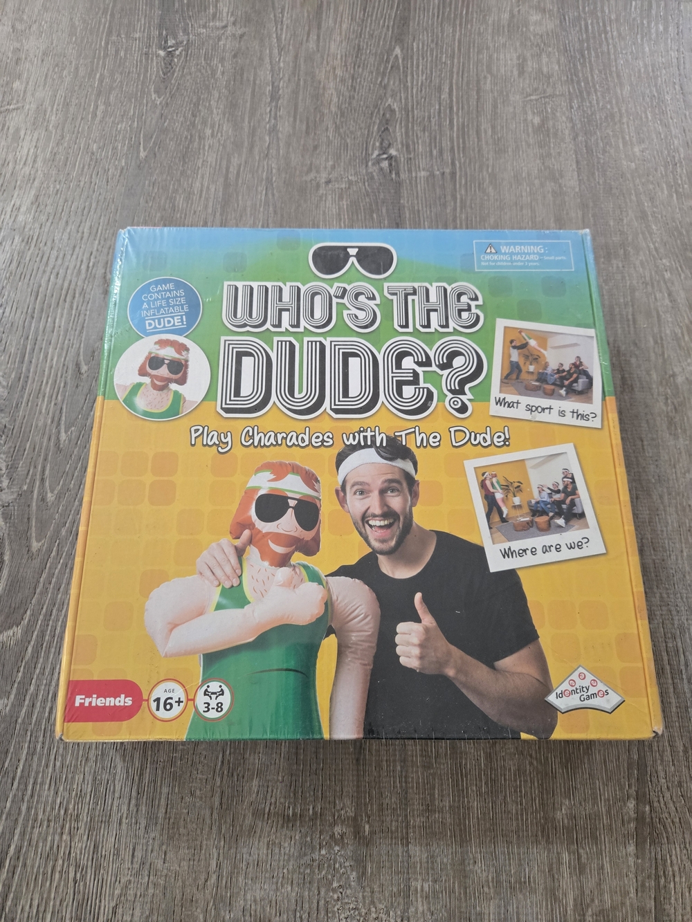 Who's The Dude? Party Game Vivid Toy Group Hilarious Double Act Charades New